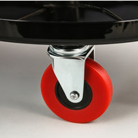 Heavy-Duty Mechanic Stool with Tool Tray Storage Comfortable Mechanic Stool with Tool Tray Long-Lasting Low-Height for Car Detailers, Workshop