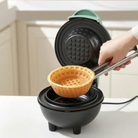 Waffle Bowl Maker Electric Appliance for Dessert Lovers, Kitchen