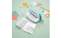 Hand Crank Embossing Machine 2-in-1 Functionality Craft Tool Decorative Patterns