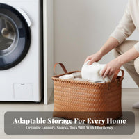 Wovendesign Tote with Handles adaptable Laundry Hamper adaptable