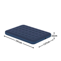 Inflatable Mattress Side Inflation Port Single Layer Air Mattress Padded