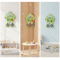 Garbage Truck Robot Activity Board Interactive Wall Toy Space-Saving for Young Children, Preschoolers, Daycare