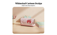House Shaped Pencil Case Gift Box Included Cute Zippered Pencil Bag Multiple Compartments Large Capacity Graphic Pen Pouch for Girls, Students, School