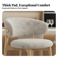 High Stool with Backrest Italian design Bar Chair Modern Minimalist Design Upholstered Seat for Homeowners, Restaurant