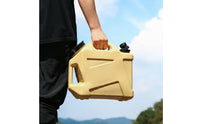 Food Grade Camping Water Carrier Large Opening Water Jug with Spigot Double Handle Design for Outdoor