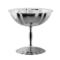 Stemmed Dessert Cup Mirror Polished Tableware Shallow for Table Presentation