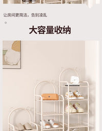 鞋架多层家用小窄门口简易收纳鞋架子租房宿舍新款儿童小型鞋柜 三层长28【PP层板】