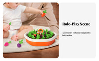 Educational Pulling Carrot Toy Memory Training Carrot Harvest Game Fine Movement Skill Development for Toddlers, Preschoolers