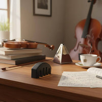 Quiet Practice Round Violin Mute Preserves Tone Rubber Violin Silencer Tourte Design Mute for Students, Beginners, Apartment Living