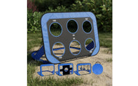 Quadruple-Use Soccer Goal Set Carry Bag Included Portable Football Training Net for Beginners, Backyard