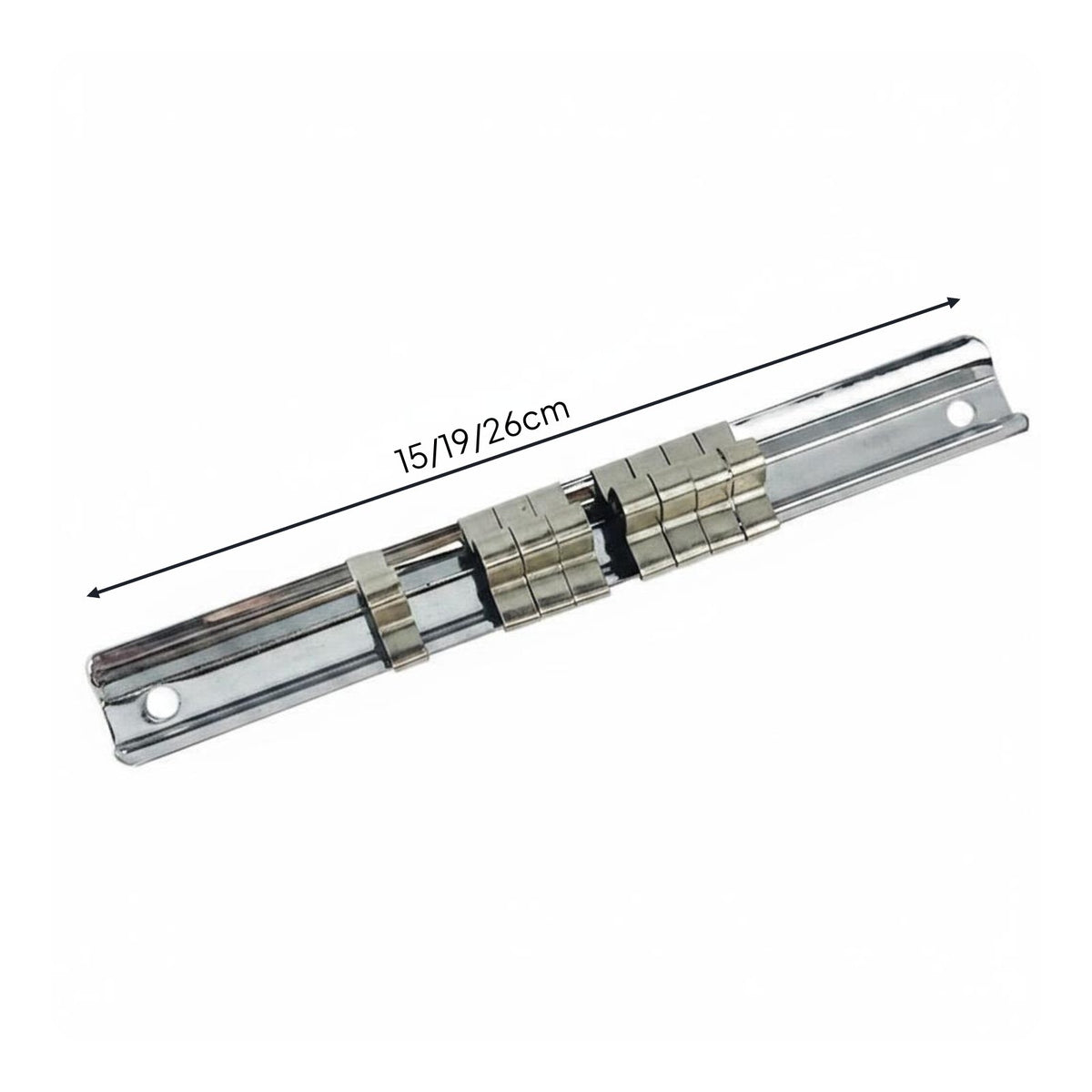 Socket Storage Rack Portable Plastic Socket Rail Wall Mountable for Mechanics