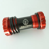 Threaded Bottom Bracket Machined Bottom Bracket with Spacers Low-Profile Component for Mechanics, Road Bikes