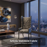 timeless Design Highrear side-panel Chair Retro Design Upholstered highrear side chair Chair Tapered Wooden Legs Accent Armchair Sturdy Construction for Book Lovers, Office Professionals, Homeowners, Living Room, Study, perusing alcove, Bedroom