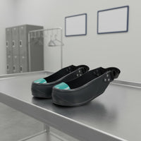 Anti-Smash Shoe Cap Impact Resistant Steel Toe Shoe Cover Construction Steel Toe Cover for Visitors, Industrial Workers, Workshops, Warehouses