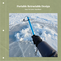 Telescopic Fish Gaff, Stainless Steel, Portable