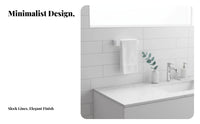 No-Drill Installation Self U-Shaped Bar Renter Friendly U-Shaped Bar Waterproof Towel Holder Minimalist Design for Homeowners, RV Owners, Students, Laundry Room, Kitchen, Cabinet Door