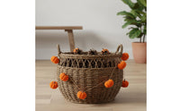 Artificial Pumpkin Vine Realistic Appearance Pumpkin String Garland Reusable Holiday Decoration for Thanksgiving, Halloween, Doorway
