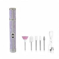 Electric Nail Grinder with Bits Ergonomic for Travel