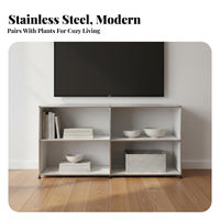 Modular Shelving System Versatile Minimalist Sideboard Sturdy Living Room Storage Cabinet for Homeowners, Renters, Home Office, Entryway, Bedroom