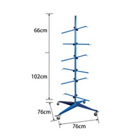 Auto Body Paint Stand with Clamps Heavy-Duty Auto Body Panel Holder with Wheels Car Panel Stand with Wheels Adjustable Sturdy