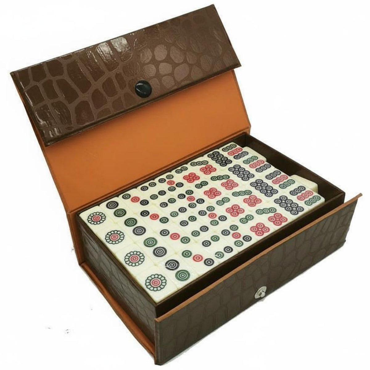 Mini Mahjong Set Lightweight Mini Chinese Mahjong Set Traditional Travel Game for Students, Dormitory, Outdoor