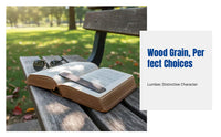 Thin Wooden Bookmark, Rosewood Tag, Personalized Insignia, Vinlabele Design, Multiple Wood Options