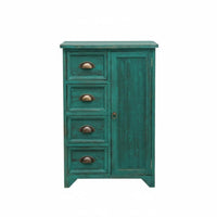 Mediterranean Look Bedside End Table Vintage design 2-Door Nightstand with Drawer Distressed Finish Accent Cabinet Ample Storage for Apartment Dwellers, Interior Design lovers, Bedroom, Living Room, Entryway, Hallway