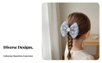 Flower Print Hair Accessory Cute Design Flower Hair Accessory Floral Print Barrette Lightweight Great Gift