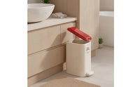 Dual Opening Trash Can Trash Can with Lid Narrow Pedal Bin for Lavatory, Toilet