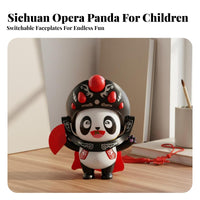 Sichuan Opera Face Changing Doll Interactive Panda Face Changing Toy Bright Colors Bian Lian Doll for Children, Collectors, Fun Time, Desktop, Office
