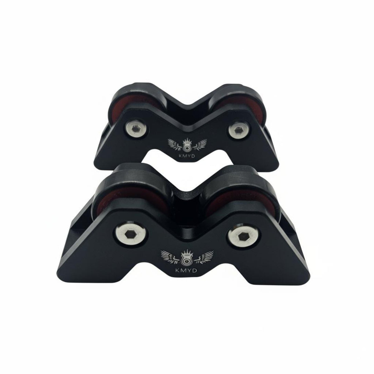 2 Pieces Double-Wheel Design Pool Cue Straightness Checker High-Speed Rotation Billiard Cue Straightness Tester Low Friction for Game Room