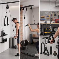 Cable Pulley Attachment Kit Heavy-Duty Fitness Equipment Long-Lasting