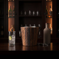 Beverage Bucket with Handles Double-Handled Champagne Bucket Decorative Tub with Handles for Dinner Parties