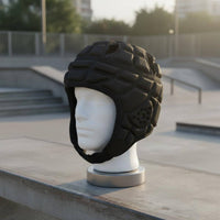 Goalkeeper Helmet Lightweight Futbol Goalie Head Protector Padded Futbol Headgear Breathable Sports Safety Gear