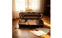 Violin Case Portable Violin Case with Hygrometer Travel Carrying Cases for Lessons, Commuting