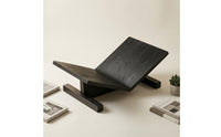 Tabletop Display Rack Solid Wooden Book Stand Angled Magazine Stand for Students, Readers, Desk, Study Room, Reading Corner