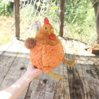 Cute Soft Pencil Case Fuzzy Chicken Pencil Case Zippered Pen Bag with Zipper Novelty for Classroom