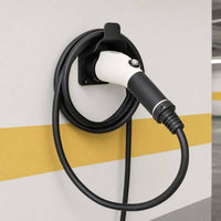 General and basic/T 20234.2 7 Prong Charging Socket Holder Integrated Design Electric Vehicle Plug Holder Fireproof for Garage, Parking Area