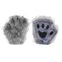 Halloween Fox Mask, Gloves, and Plush Tail Cosplay Accessory Set