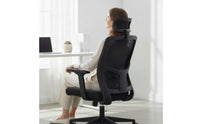 Replacement Headrest Ergonomic Office Chair Headrest Chair Head Support Black for Gamers, Study