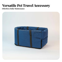 Anti-Slip Bottom Center Console Pet Car Seat Foldable Center Console Dog Car Seat Washable for Commuters, Road Trips, Daily Commutes, Indoor