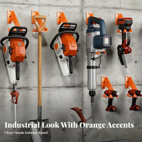 Woodcutting Tool Holder Wall Mount Heavy-Duty Space Saving Garage Organization for Workshop, Shed