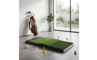Golf Practice Mat Portable Golf Hitting Mat Turf Surface Training Gear