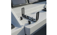 Black CB Radio Mounting Bracket Metal CB Radio Bracket Heavy Duty Steel for Truckers, Drivers, Truck, Dashboard, Center Console