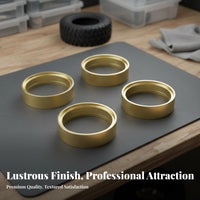 4 Pieces 1/24 Scale Lowers Center of Weight Distribution SCX24 Inner Wheel Rings Improves Climbing Performance Brass Wheel Lock Rings