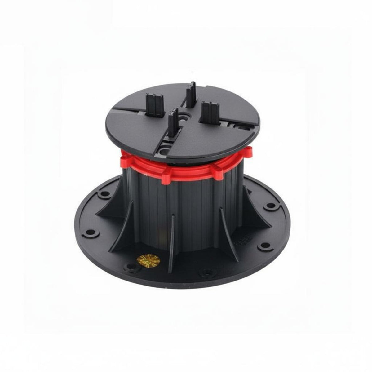 Easy to Install Adjustable Deck Pedestal Long-Lasting Adjustable Pedestal Support Heavy Duty Height Adjust Deck Support High Load Capacity for Fountain Area, Balcony