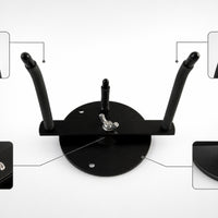 Safeguarding Trumpet Holder with Curved Arms Space-Saving Trumpet Wall Mount Compact Instrument Hanger Easy to Install for Musicians, Music Studio, Practice Room, Classroom