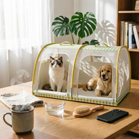 Back Seat Pet House Anti-Slip Car Dog Kennel Portable Foldable Pet Carrier for Cat Owners