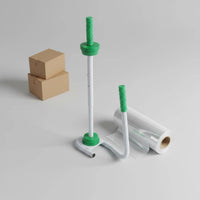 Ergonomic Handle Manual Stretch Film Dispenser Polished Finish Stretch Film Dispenser Galvanized Surface Shipping Supply for Warehouse, Logistics