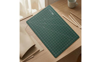 2 Pieces Numbered Markings Craft Mat Rounded Corners Grid Cutting Mat Rectangular for Crafting